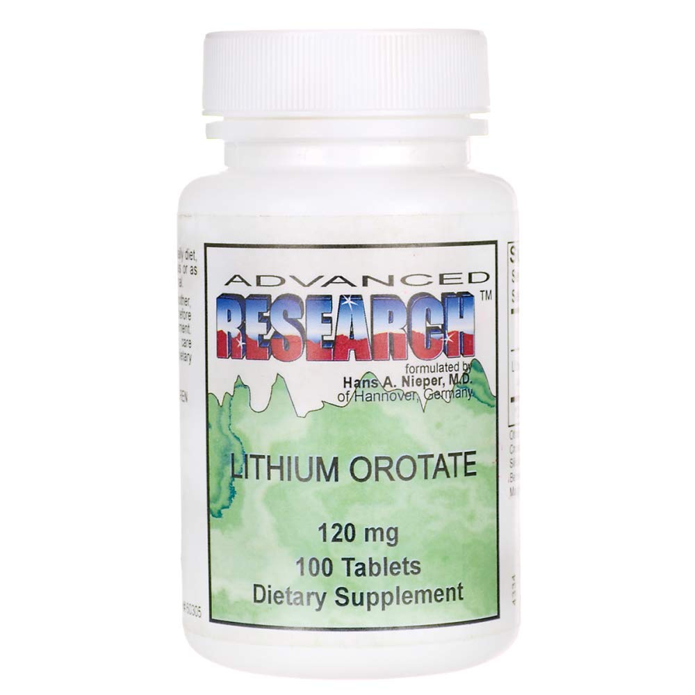 Litium Orotate 100 faner
