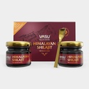 VASU Ayurveda Himalayan Shilajit Resin 400mg – Lab testet naturlig energi Booster med Fulvic Acid & 85+ Trace Minerals – ren Shilajit for menn og kvinner – 100 dagers forsyning for styrke og utholdenhet (2-Pack)