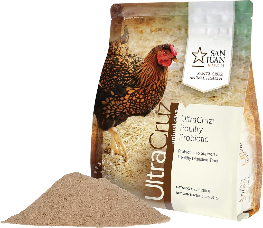 UltraCruz Poultry Probiotic; 2 lb, brun