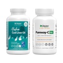 Puslespill Helse Bundle ® Alaskan Cod Liver Oil, 180 Softgels, og Pureway-C Plus, 120 Kapsler