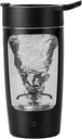 Elektrisk Shakerflaske, Blenderflasker For Proteinmikser, Tritan | BPA Gratis | Bærbar mikser Cup, Oppladbare Shake Cups og Måltid erstatningshakes, 22 oz(svart)