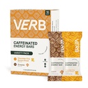 Verb Koffeinert energi Barer Variety Pack - 2 Delicious Flavors (26g, Pakke med 16) 110-Kalorie Delicious Lav Sukker Energi Bar, Vegansk & Glutenfri På- Go Snack med 80mg Grønn Te Koffein