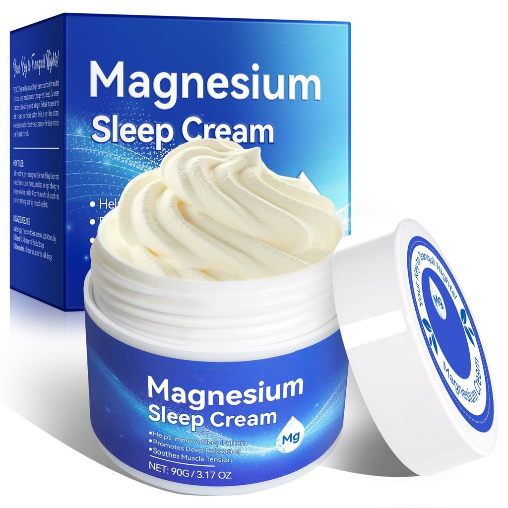 Magnesium Olje for føtter, Topisk Magnesium Krem, Høy Konsentrasjon Ekte Zechstein