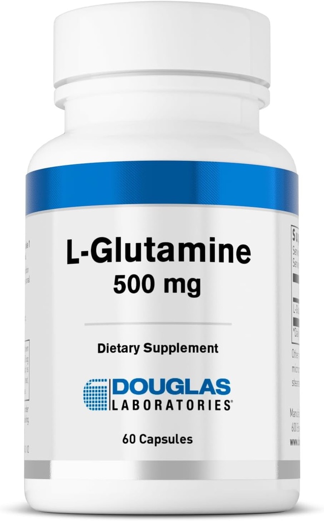 Douglas Laboratories L-Glutamin | støtter strukturen og funksjonen til gastrointestinal (GI) Tract and Immune System | 60 Kapsler