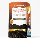 Bedre Alt Pure Himalayan Shilajit Caramel Honning Sticks med økologisk honning  Easy lett å konsumere Shilajit | 30 Sticks for energi Boost & Immune Support, 85+ Trace Minerals, 75%+ Fulvic Acid