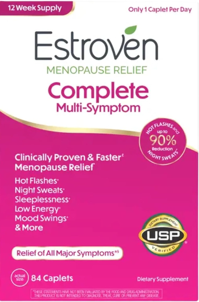 Verdipakke - Komplett multi-Symptom Menopause Supplement for kvinner, 84 Ct.