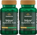 Swanson Injuv - Støtter naturlig hudbevegelse - (90 Softgels, 140 mg Hver) 2 Pakke