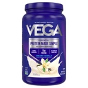 Vega Protein laget enkelt protein pulver, Vanilla - Stevia gratis, vegansk, plantebasert, sunn, glutenfri, era protein for kvinner og menn, 2.2 lbs (Packaging May Vary)