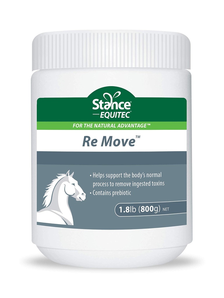 Stance Equitec Re Move - Hestetilskudd som støtter kroppens normale prosess for å fjerne Ingested Toksiner, inneholder probiotika - 1,5 lb
