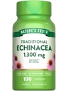 Naturens sannhet Echinacea ekstrakt kapsler | 1300 mg | 100 greve | Ikke-GMO & Glutenfri
