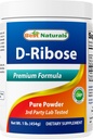 Beste Naturals D-Ribose pulver 1 pund