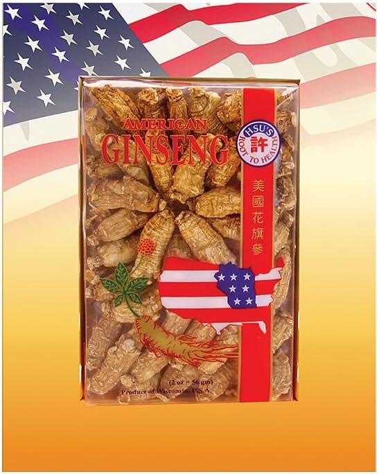 HSU's Ginseng SKU 115-2 | Kort liten #2 | Oppdrettet Amerikansk Ginseng fra Marathon County, Wisconsin USA | | | | 2oz Box, B019PK53SE