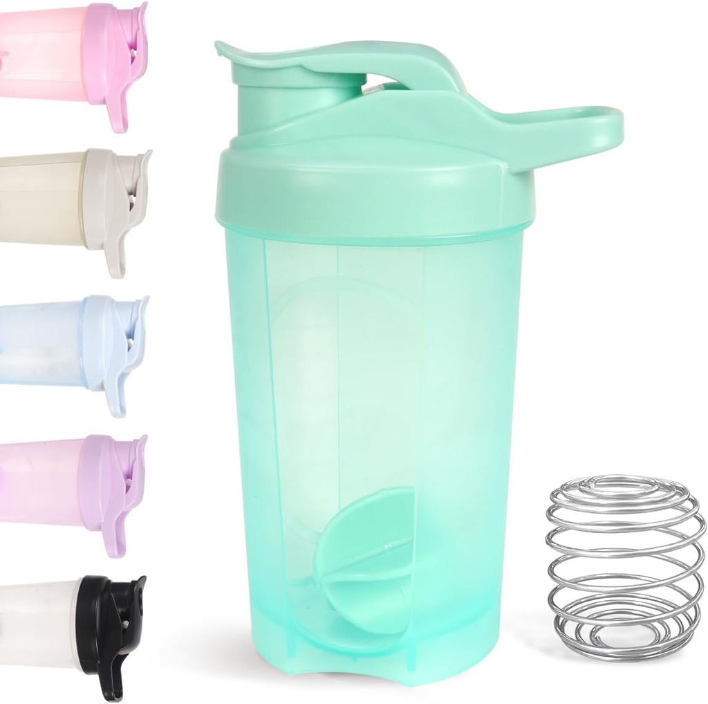 D.Y.A 16oz Shaker flaske, Leak Proof Sport Shaker for Protein Shaker, Pre Workout & Reise, BPA Gratis, Grønn, 16oz / 500ml