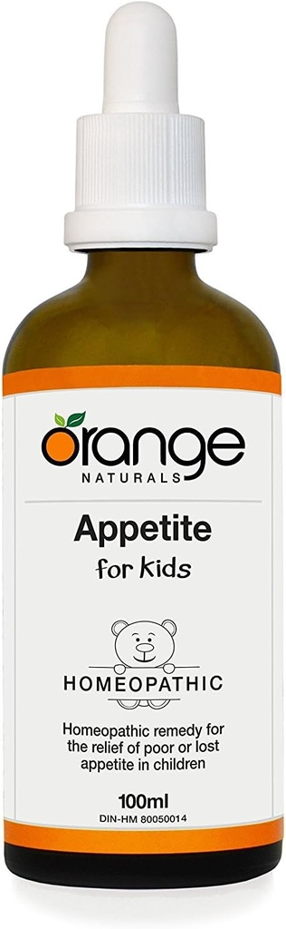 Orange Naturals Homeopatisk Appetitt for barn, 3.38 Fluid Ounce