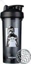 BlenderBottle Star Wars Shaker Flaske Pro Series Perfekt for proteinshake og pre trening, 28-Ounce, Mandalorian & barn