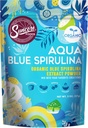 Suncore Foods Organic Aqua Blå Spirulina Powder, 2 oz (1 pose), Glutenfri, Ikke-GMO, Plantebasert, Perfekt til matfarge, Bake, Drikke, Smoothies og mer