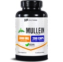 Healthfare Mullein Leaf Extract 3000 mg | 200 veganske kapsler | Ekstra styrke herbal kosttilskudd | støtter velvære & balanse | Ikke-GMO, Glutenfri | laget i USA