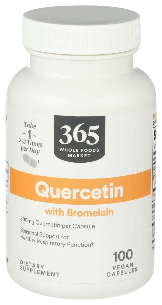 Alle matvarer marked, Quercetin med Bromelain, 100 greve
