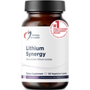 Designs for Helse Litium Synergi - 5mg Litium Orotat med TMG + B12 Metylkobalamin - Biotilgjengelig Mood + Methylation Support Supplement, Ikke-GMO + Vegetarian (120 kapsler)