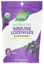 Naturens måte Sambucus Immune Lozenges, Sink + vitamin C, Black Elderberry Extract, USDA sertifisert organisk, Original Berry Flavored, 24 Lozenges (Packing May Vary)