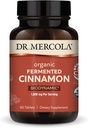 Dr. Mercola Biodynamisk organisk fermentert kanel - støtter Metabolsk helse - høyflavonoid kanelekstrakt - USDA organisk, ikke-GMO, glutenfri og soya-fri - 90 tabletter