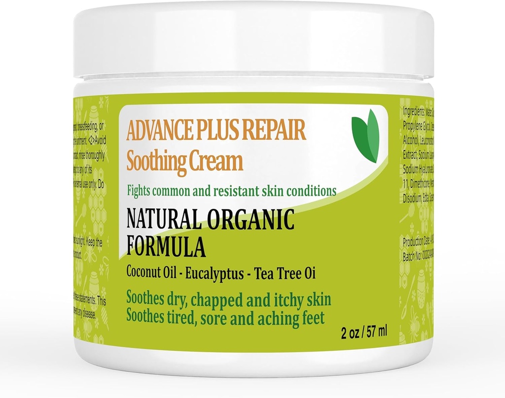 Heat Rash Cream, med økologisk manuka honning og te tre, Eczema cream, for menn og kvinner, barn, voksne, soothes Nappy Rash, Anal Itch, lindrer Soreness, ikke-irriterende sensasjon