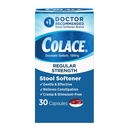 Colace Regular Strength Stool Softener For Gentle Effektiv galaktose relief, No. 1 Legen anbefalt Stool Softener merkevare, 100 mg Dokusat kapsler, 30 greve