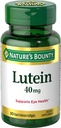Naturens Bounty lutein piller, øye helse kosttilskudd og vitaminer, støtte visjon helse, 40 mg, 30 Softgels