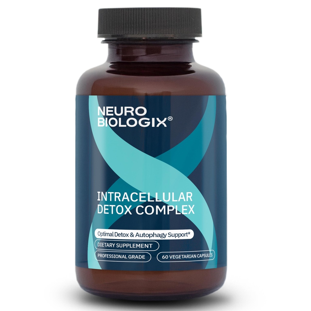 Intracellulær Detox-støtte - Avansert antioksidant og energitilskudd - støtter Cellular Detox & Defense, Metabolsk Balance & Longevity med NRF2 aktivator, Turmeric, Piperine & Glutathione - 60Caps