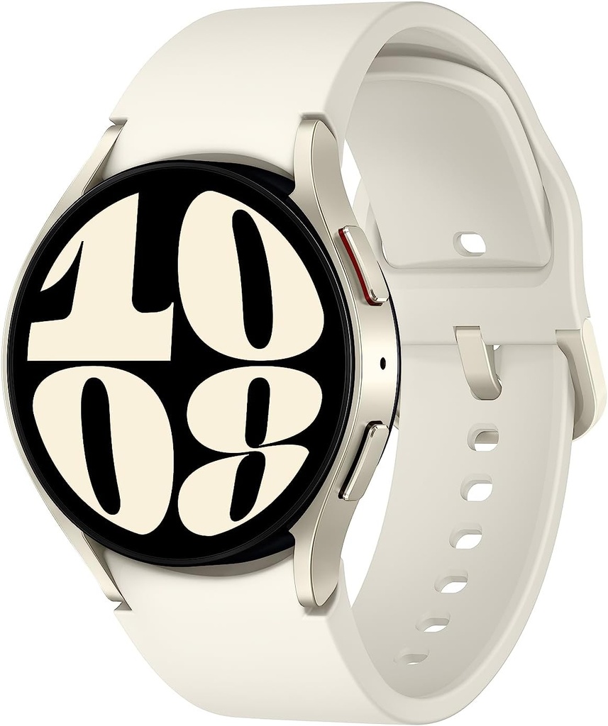 SAMSUNG Galaxy Watch 6 40mm Bluetooth Smartwatch w/ Fitness Tracker, Personlige HR-soner, Avansert søvn coaching, hjertemonitor, BIA-sensor, amerikansk versjon, gull (fornyet)
