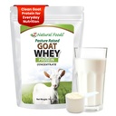 Z naturlige matvarer Goat Whey Protein pulver konsentrat - uforberedt, uslaveret, pastur hevet Whey - Clean Goat Protein pulver med vitale proteiner for vektkontroll, immunstøtte, Fitness, 1 lb
