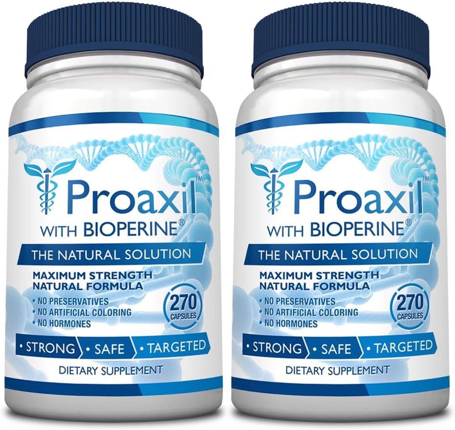 Consumer Health® Proaxil - 540 Kapsler - Support Prostate Health - Sing Palmetto, Bioperine® og Beta Sitosterol - Vegan Vennlig, laget i USA - 6 måneders forsyning