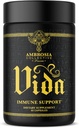 Ambrosia Vida immunisme støtte, eldrebær, vitamin C, vitamin D og sink Supplement, immunsystem Booster (60 kapsler)