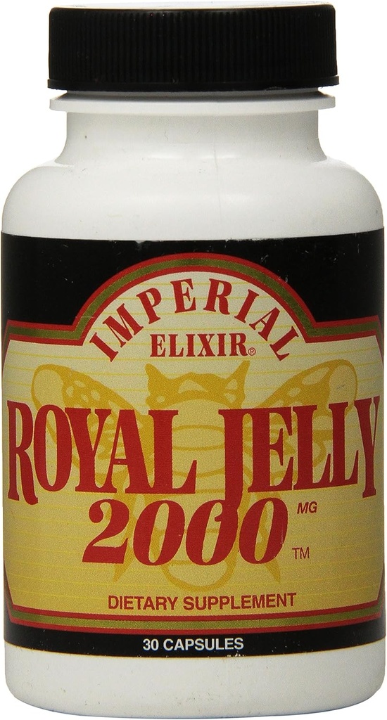 Imperial Elixir Royal Jelly, 2000 mg, 30 kapsler