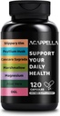 ACAPPELLA Slippery Elm, Psyllium Husk, Cascara Sagrada, Marshmallow, Magnesium, Aloe Vera, DGL Capsule - Probiotic Blend Digestive Gut Helse Supplement (1)