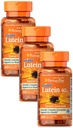 Puritans Pride Lutein 40 mg med Zeaxanthin, hjelper støtte øyehelse*, helbønne, 60 Ct, (pakke med 3)