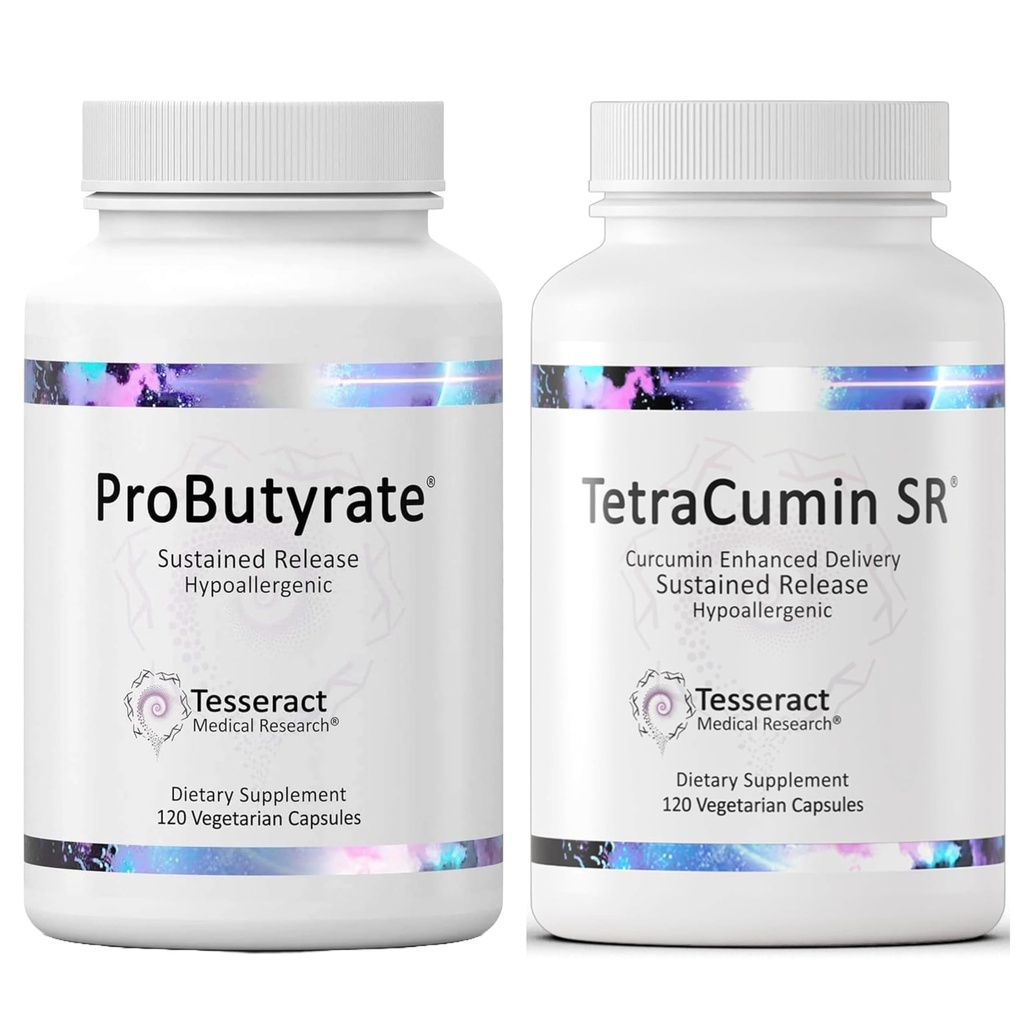 Tesseract Medical Research ProButyrate Gut Helse Supplement, Butyric Acid Complex & TetraCumin SR felles støtte Supplement, eksepsjonell frigjøring