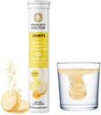 Manuka Doctor Joints* Daglig felles støtte Supplement med Manuka Honning, vitamin C, kobber og manganese for å fremme felles helse, sitron flavor, 20 Effervescent tabletter