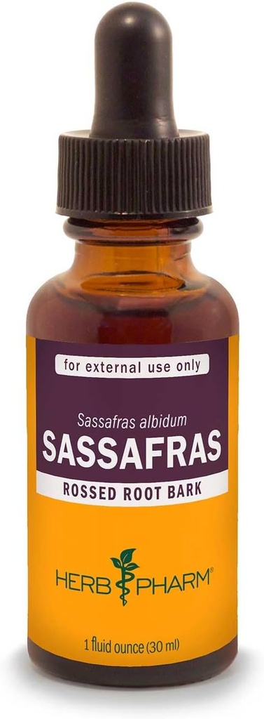 Herb Pharm Sassafras Root Bark flytende ekstrakt, 1 fl Oz