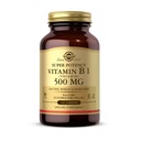 Solgar Vitamin B1 (Thiamin) - 100 tabletter - Super Potens, 500mg Formula - Ikke-GMO, Vegan, Glutenfri, Kosher, Halal - 100 Services