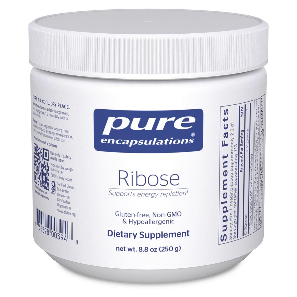 Ren innkapslinger ribose | Hypoallergenic Supplement med rask energi replesjon for intens øvelse | 8,8 Ounces