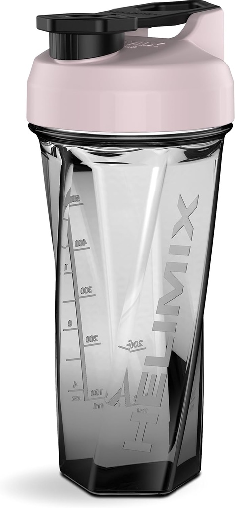 HELIMIX 2.0 Vortex Blender Shaker Flaske holder opp til 28oz | Ingen blandingskule eller Whisk | USA laget | Bærbar pre trening Whey Protein Drink Shaker Cup | Blander Cocktails Smoothies Shakes | Topp Rack Safe