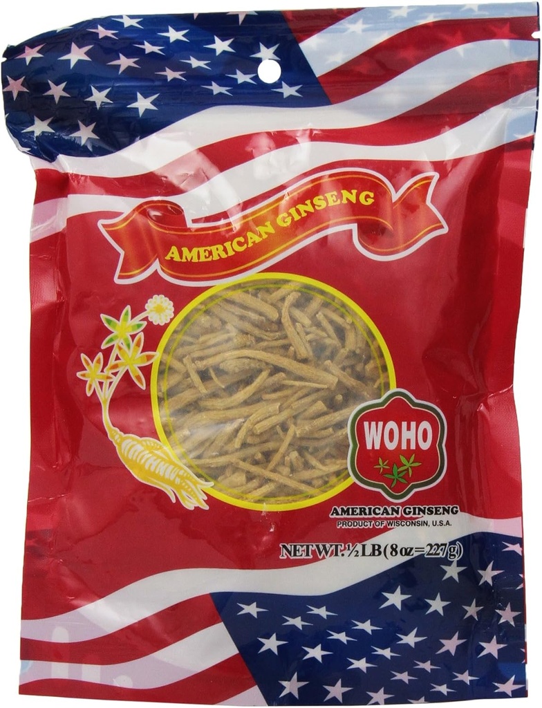 Woho #120.8 Amerikansk Ginseng Large Prong Fiber 8oz. Veske