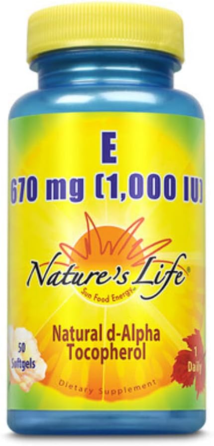 Naturens Livsvitamin E, 1000 IE 50 ct