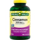 Spring Valley kanel kosttilskudd, 1000 mg, 400 vegetariske kapsler - Metabolisme støtte. Inkluderer klistremerke.