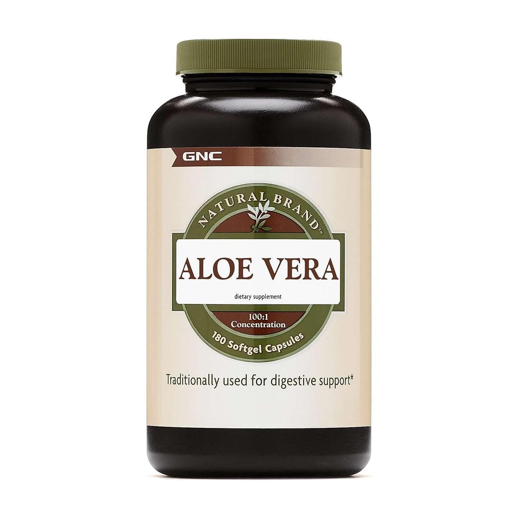 GNC naturlige merkevare Aloe Vera SoftGel kapsler