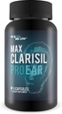 Max Clarisil Pro øredobber - Høretap og øreringsstøtte - Naturlig gurkemeiebasert formel til støtte Redusert sviting og forbedret ørehelse - Max Clarisil Pro høretap Supplement