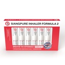 Siang Pure Aromaterapi Nasal Inhaler - Kjøle Menthol, Peppermynte og Eucalyptus olje - Allergi, Congestion & Sinus Relief (6 Pack)