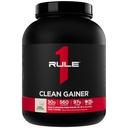 Regel 1 Clean Gainer - høyprotein Lean Gain Formel med 560 kalorier, 30g fullspectrum Protein, over 90g karbohydrater, under 6g fett (15 serveringer, Vanilla Ice Crème)
