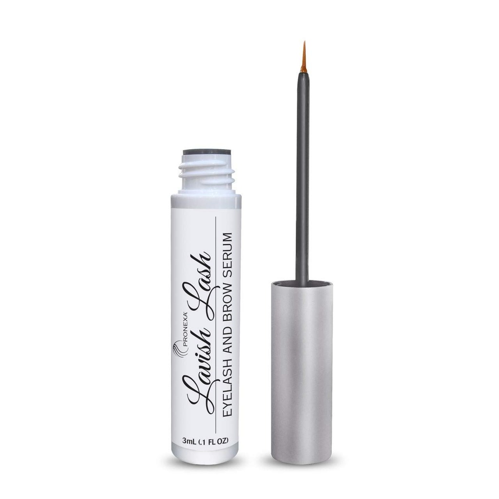 Hairgenics Laish Lash - Eyelash Grow Enhancer & Brow Serum med Biotin & naturlig vekst Peptider for lange, tykke Lashes og øyenbryn! Dermatolog Certified, Cruelty Free & Hypoallergenic.